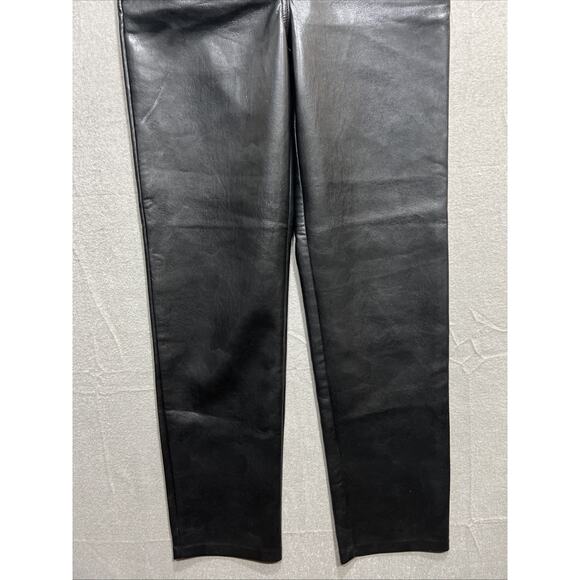 Aritzia Wilfred The Melina Black Faux Leather Pants Womens Size 4 - Picture 5 of 11